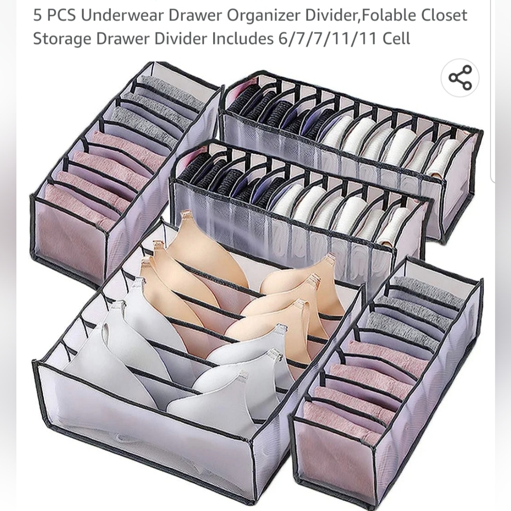 Underwear Drawer Organizer